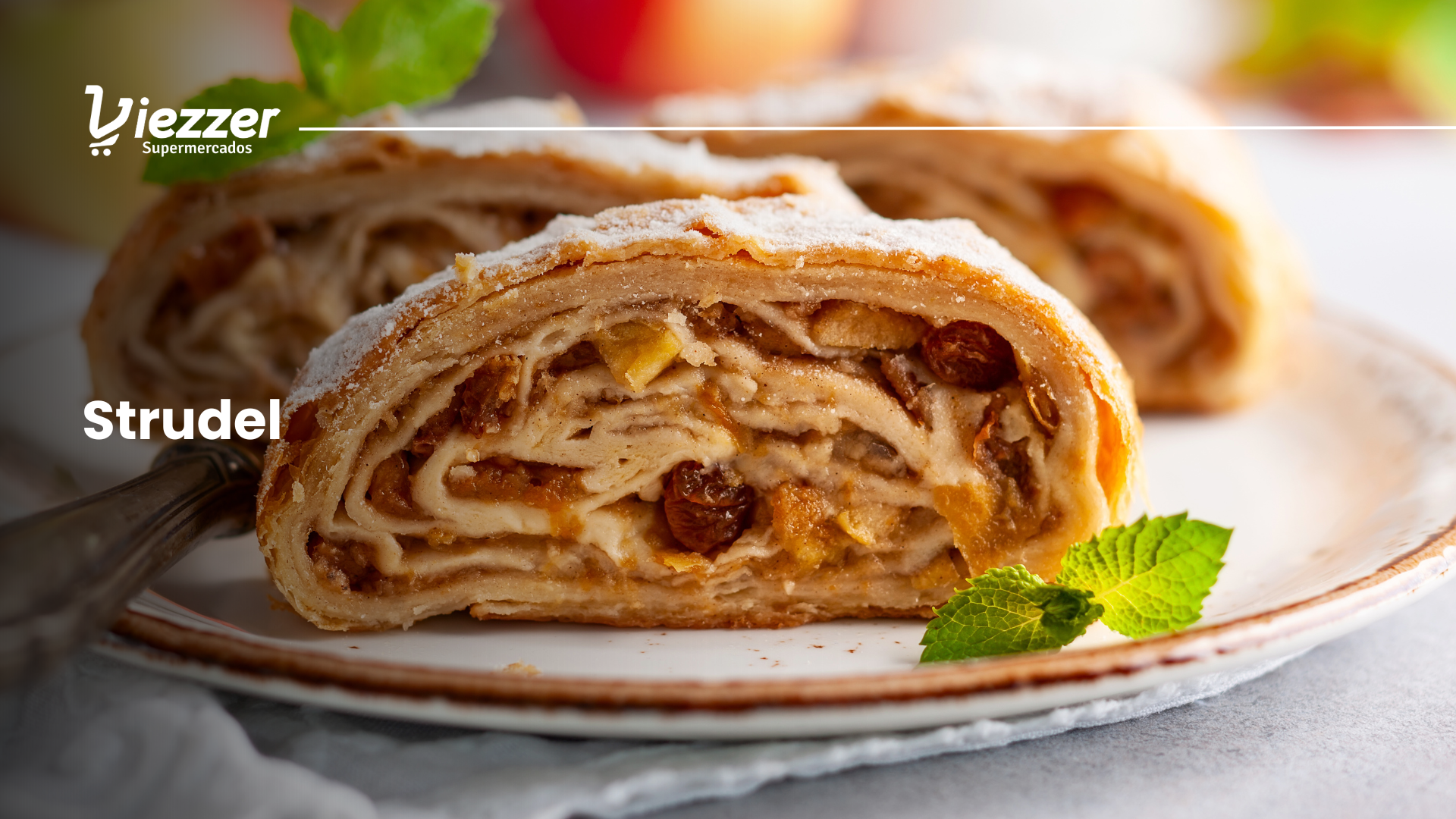 Aprenda a fazer um delicioso strudel com essa receita do Super Viezzer.