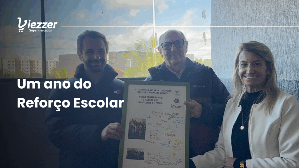Um ano da comemoração do projeto apoiado pelo Viezzer Reforço Escolar.