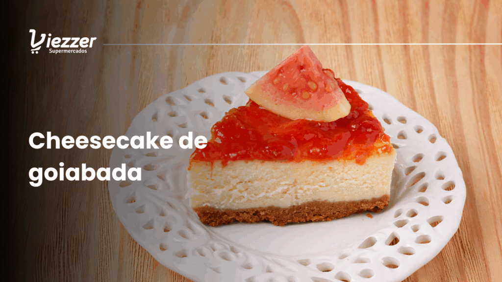 Veja como fazer um cheesecake de goiabada