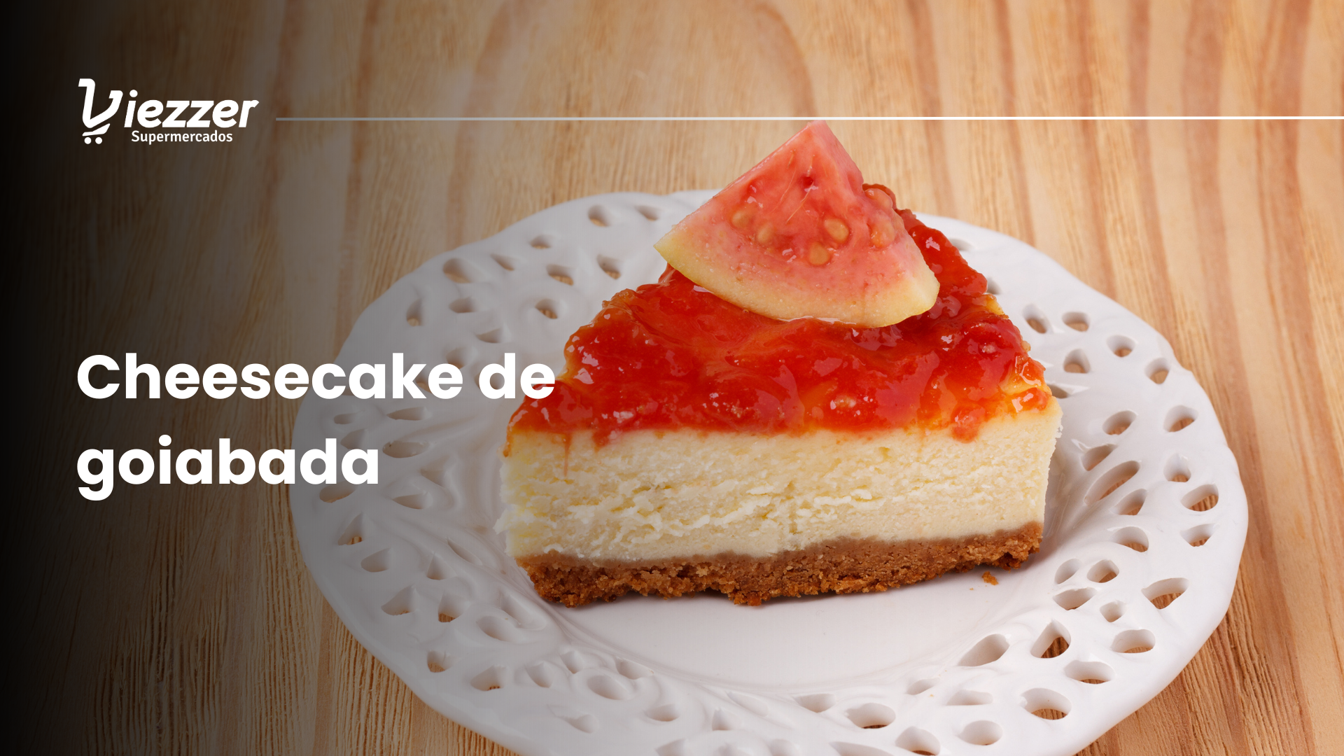 Veja como fazer um cheesecake de goiabada