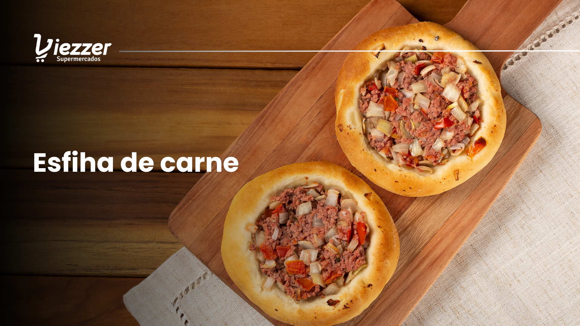 Aprenda a fazer uma esfiha de carne com o Viezzer!