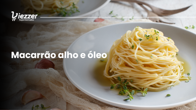 Veja como fazer um delicioso macarrão alho e óleo